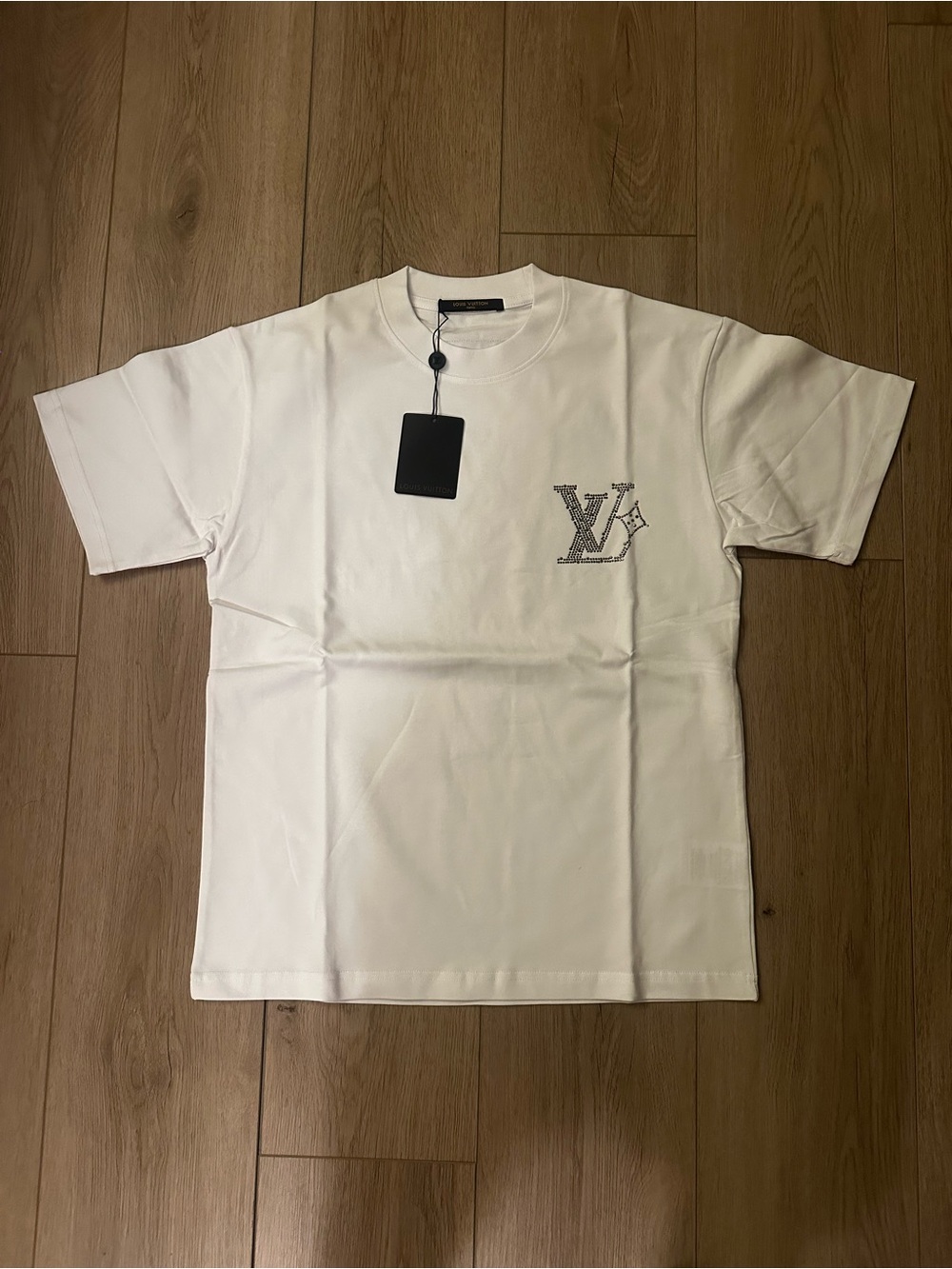 Louis Vuitton White Short Sleeve Logo Tee